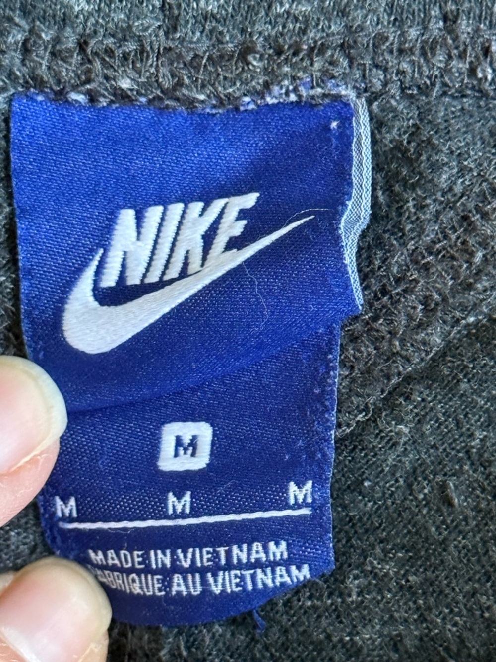 NIKE Dark Gray Heather Jogger Sweatpants - Picture 4 of 4